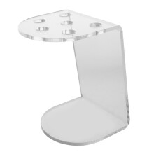 suporte organizador de acrílico para tesouras, pente e grampos