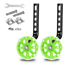 Bike Training Wheel Mute Flashing Wheel Stabilizer Mounted Kits For 12-20 Inch Single-Speed Bikes