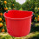 Large Collection Container Large Capacity Garden Use Red Fruit Picking Bucket 3