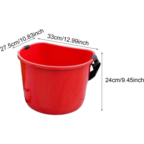 Large Collection Container Large Capacity Garden Use Red Fruit Picking Bucket 1