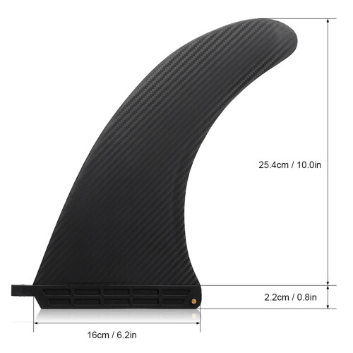 Nylon-Single-Fin für Longboard & Paddleboard 16,5''-25'' 1