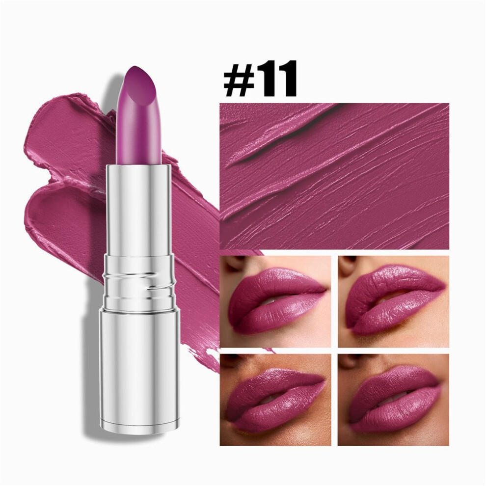 (11#) Matte Moisturizing Lipstick Velvet Natural Moisturizing Waterproof Non-stick Cup-image-OPC-PKJC6SG-NEW