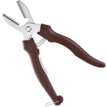 Chestnut Clip 2-In-1 Opener Ergonomic Stainless Steel Self-Locking Spring-Loaded Chestnut Cutter for Home and Restaurant
