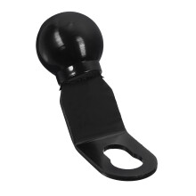 1Base De Montage Fourche 23Mm Noire Aluminium Pour Accessoires