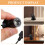 2 unidades luz LED para armário com USB, mini spot interno 6