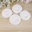 4 Stks Herbruikbare Silicone Koffiemokdeksels Stofdicht (Wit) 9