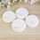 4 Stks Herbruikbare Silicone Koffiemokdeksels Stofdicht (Wit) 3