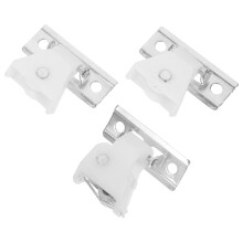 1Set White Roman Shade Cord Pulley Iron Plastic Curtain Repair Kit