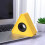 microfone profissional com logo e protetor triangular amarelo 6
