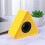 microfone profissional com logo e protetor triangular amarelo 8
