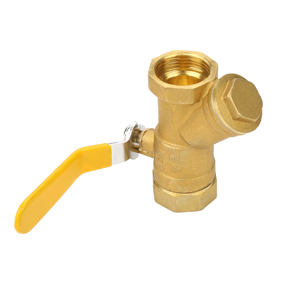 Brass Y Type Strainer Ball Valve 1" Bsp Dn25 Female Thread Water Gas Oil 6901350357049