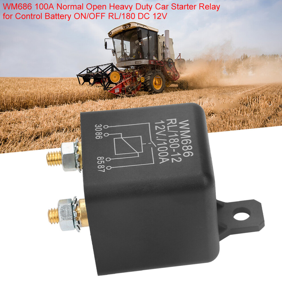 Wm686 100A Dc 12V Car Starter Relay For Battery Control On/Off 5011350356957