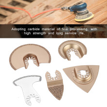 Hochleistungs-Set mit 5 Oszillierenden Sägeblättern für Sanfte Holz- und Metallschnitte