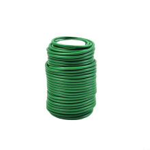 Garden Plant Twist Ties 8M/10M Flexible Rubber-Coated Wire For Vines Vegetables Trees 3.5Mm Green Reusable Weatherproof