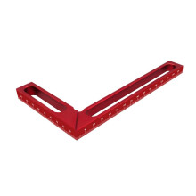 Woodworking Right Angle Ruler Carpenter Square Measuring Ruler 90 Degree Calibrator Red 160mm For Woodworking Projects