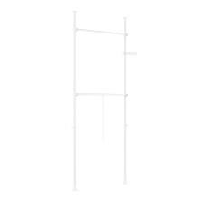 Suport telescopic pentru haine SoBuy, alb FRG109-II-W