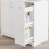 SoBuy Ντουλάπι Μπάνιου BZR214-W Λευκό 78x38x90cm 9
