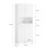 SoBuy Ντουλάπι Μπάνιου BZR215-W Λευκό 78x38x181cm 3