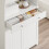 SoBuy Ντουλάπι Μπάνιου BZR215-W Λευκό 78x38x181cm 13