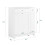 SoBuy Ντουλάπι Μπάνιου BZR214-W Λευκό 78x38x90cm 3