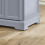 SoBuy Grey Kitchen Island on Wheels with Extendable Worktop 15