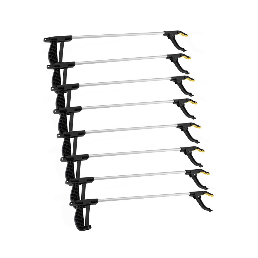 (Pack Of 8) Straame Garden | Litter Picker Grab & Grip Reaching Litter Rubbish Pick Up Tool | Leaf Grabber Stick | Multiuse Grabber Light Items 5021832451254