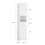 SoBuy Ντουλάπι Μπάνιου BZR216-W Λευκό 40x38x180cm 3