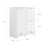 SoBuy Ντουλάπι Μπάνιου BZR213-W Λευκό 78x38x90cm 3