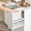 SoBuy Ντουλάπι Μπάνιου BZR213-W Λευκό 78x38x90cm 13