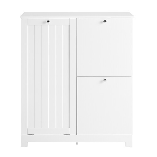 SoBuy Ντουλάπι Μπάνιου BZR213-W Λευκό 78x38x90cm