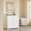 SoBuy Ντουλάπι Μπάνιου BZR213-W Λευκό 78x38x90cm 5