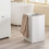 SoBuy Ντουλάπι Μπάνιου BZR213-W Λευκό 78x38x90cm 6