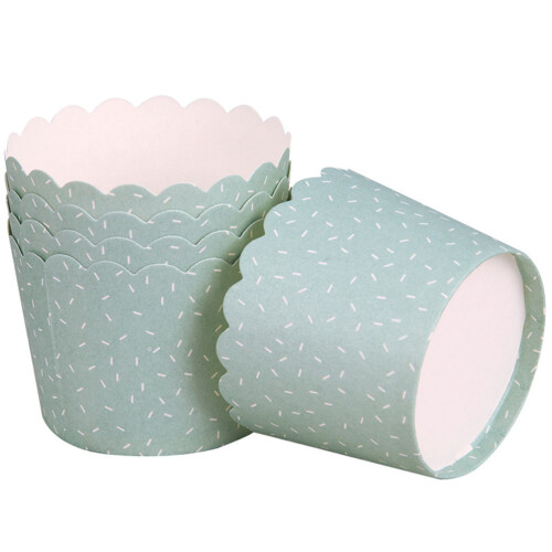 100Pcs Muffin Paper Cups Cupcake Baking Dessert Holders Mixed Pattern 2