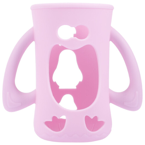funda de silicona para biberón protector infantil 1