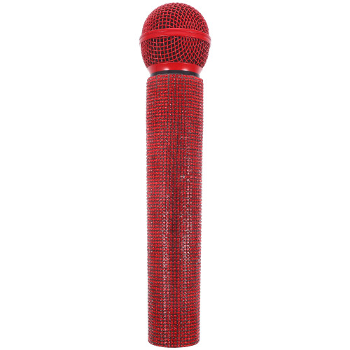 microfone de liga metálica modelo mão para palco
