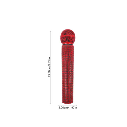 microfone de liga metálica modelo mão para palco 1