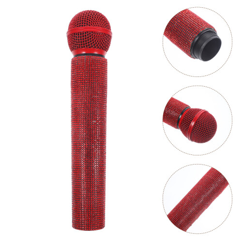 microfone de liga metálica modelo mão para palco 2