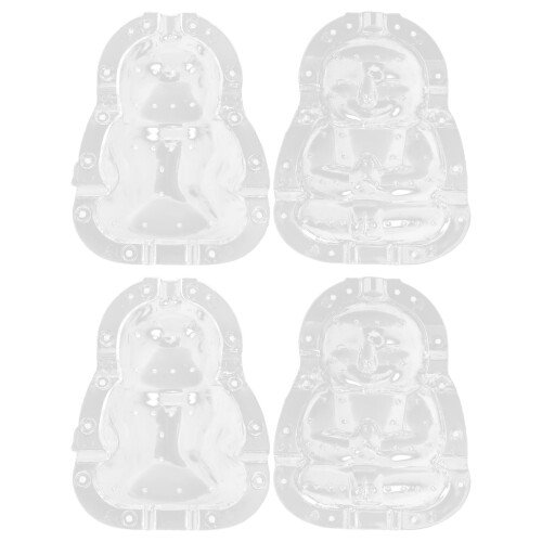 2 Unidades Moldes De Ginseng Transparentes Forma Fruta Buda