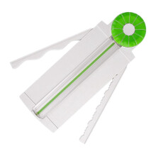 Paper Trimmer Craft Paper Cutter: 4-Style Scrapbooking Tool With Straight Line, Dotted Line, Lace, Indentation For Photo