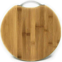 (30cm Round) High Quality Wooden Chopping Board Round / Rectangle With Handle 25,28,30,32 cm
