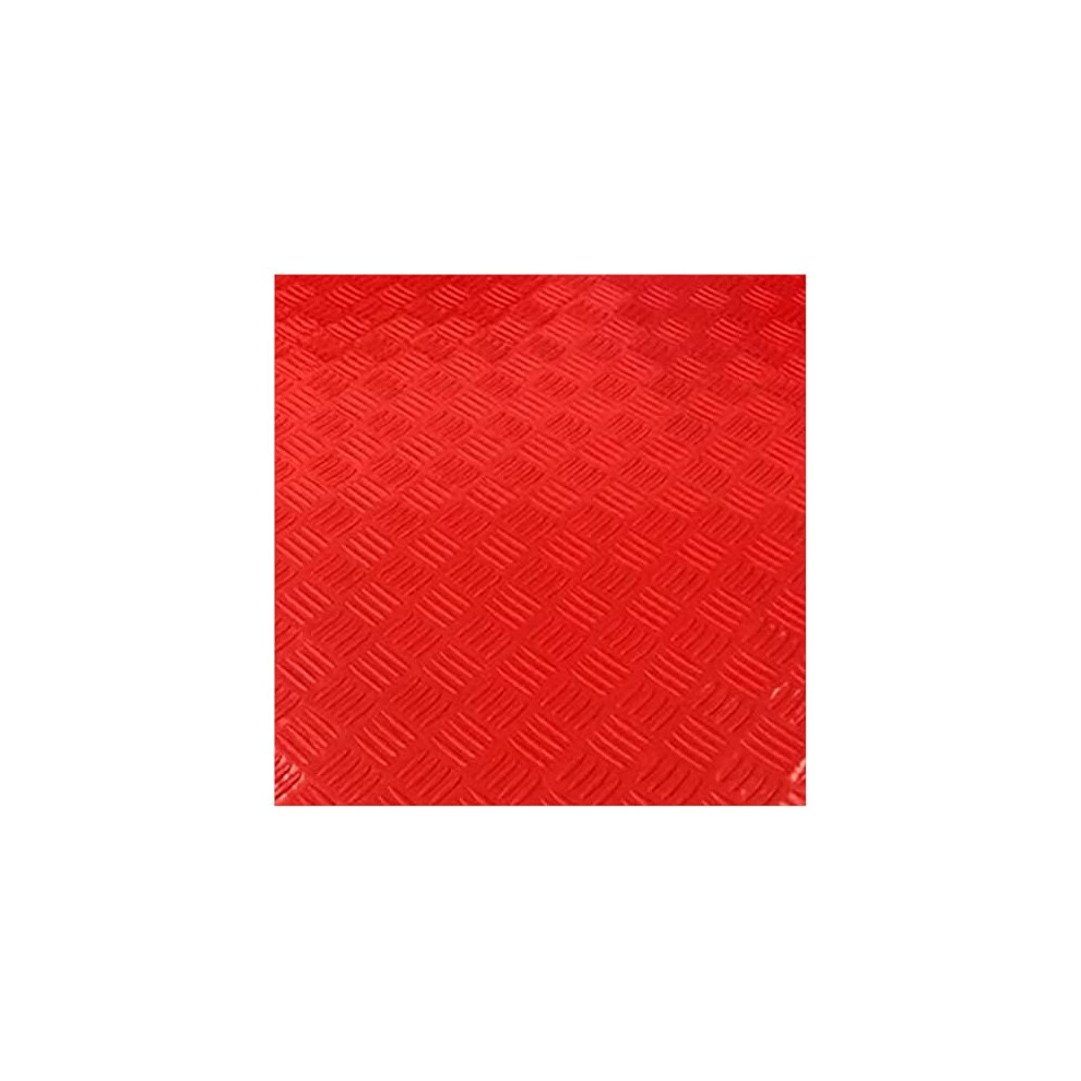 Rubber Flooring Roll Garage Floor Home Gym Trade Show Flooring Non Slip Durable 400X70cm Red 9016109927569