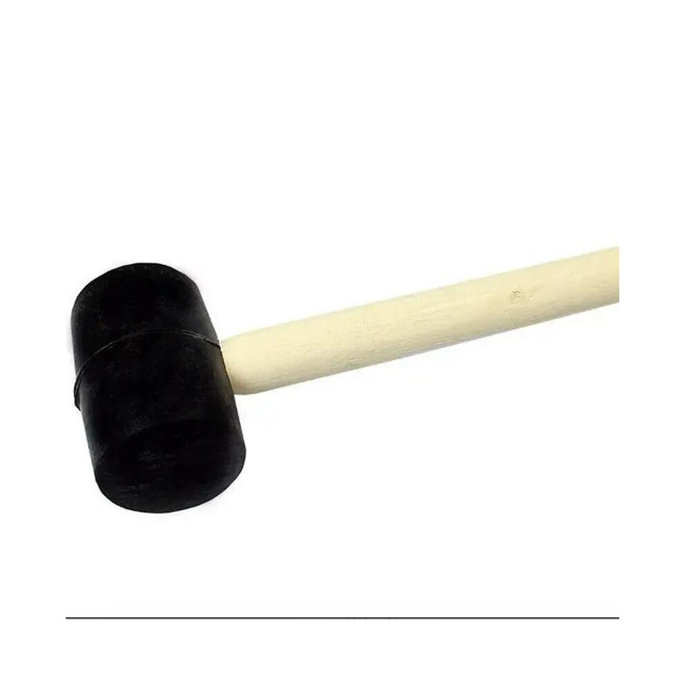 (10Oz) 10/16/24/32Oz Rubber Mallet Hammer Shaft Grip Handle Diy Camping Paving Tool 5021832449749