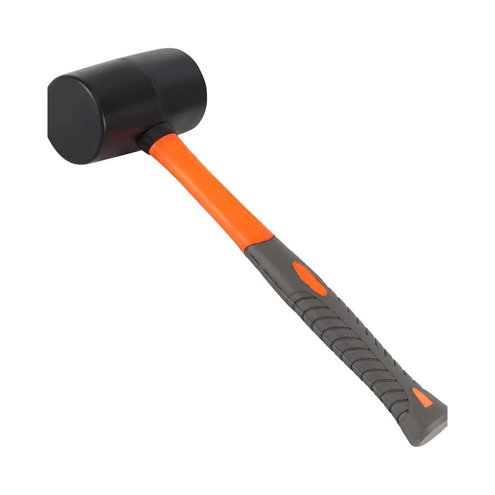 (24oz) 10/16/24/32oz Rubber Mallet Hammer Shaft Grip Handle DIY Camping Paving Tool-image-OPC-PKJCHYT-NEW