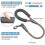 Strong Leash, Comfortable Padded Handle And High Reflector Light, 1/2" X 2' 18~120 Lbs Red 11
