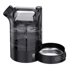 Portable Dog Water Bottle Leak-Proof Water Dispenser For Pets Hiking Travel Detachable Cup Carabiner Clip