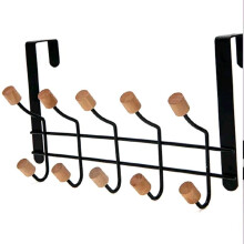 (10 Hooks) 12 / 10 OVER THE DOOR HOOKS CHROME WASH ROOM COAT HANGER CLOTHES TOWEL STORAGE Organiser Hangable Hanging