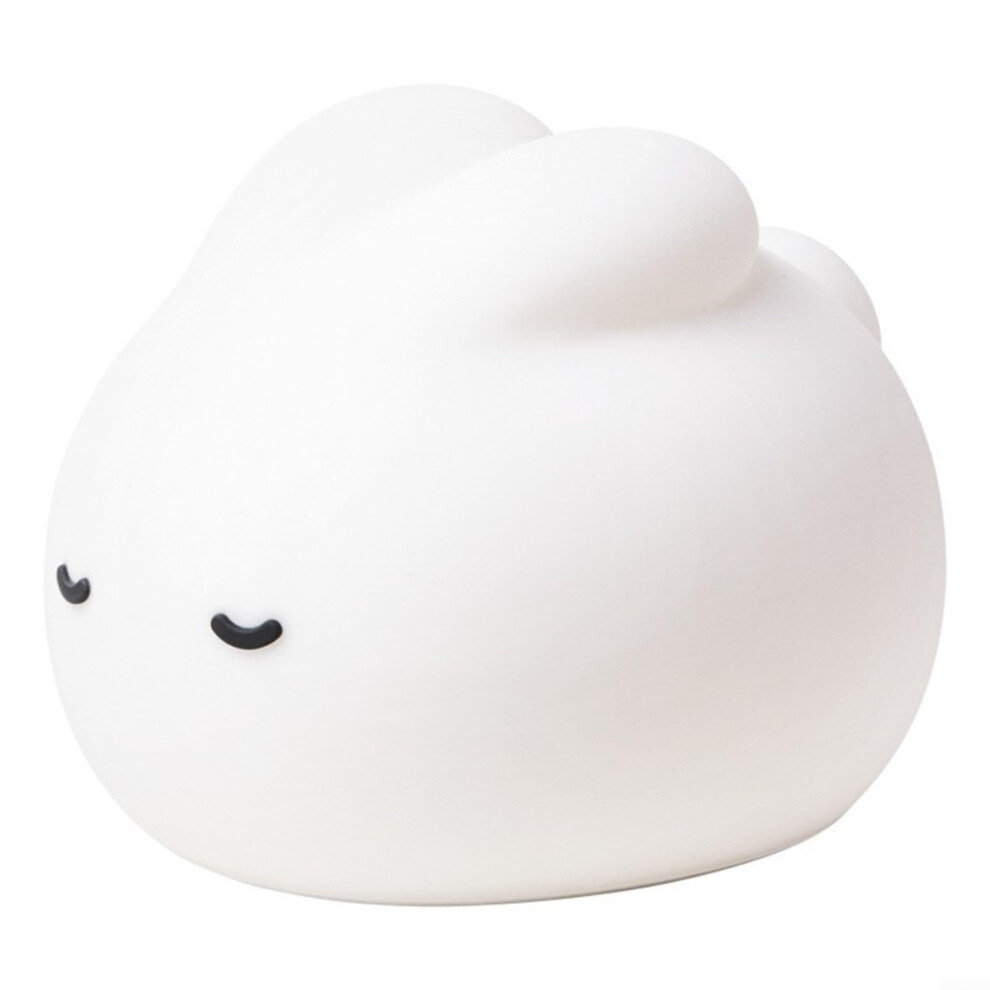 Rabbit Night Usb Rechargeable Silicone Lamp With Timer, Soft Warm Led, 3 Brightness Levels, Children's Bedroom Light