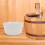 Sauna Room Plastic Bucket Liner Durable Transparent Spa Accessory 5