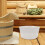 Sauna Room Plastic Bucket Liner Durable Transparent Spa Accessory 4