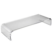 acrylic monitor riser for home office computer stand transparent